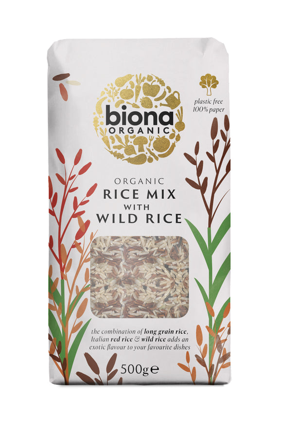 Biona Organic Rice Mix with Wild Rice (500g)