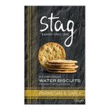 Stag Parmesan & Garlic Water Biscuits (150g)