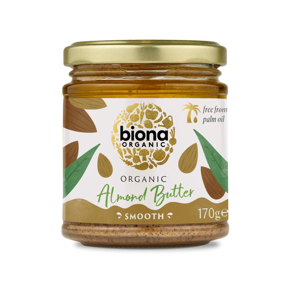Biona Organic Smooth Almond Butter (170g)