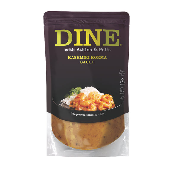 DINE with Atkins & Potts Kashmiri Korma Sauce (350g)