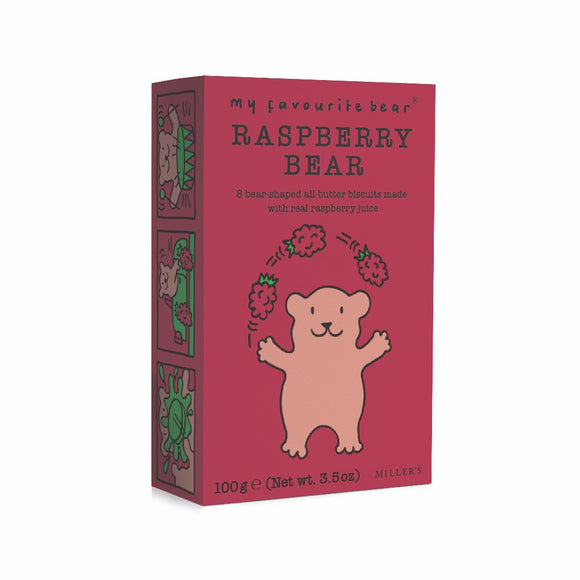 Artisan Biscuits My Favourite Bear Raspberry Bear Biscuits (100g)