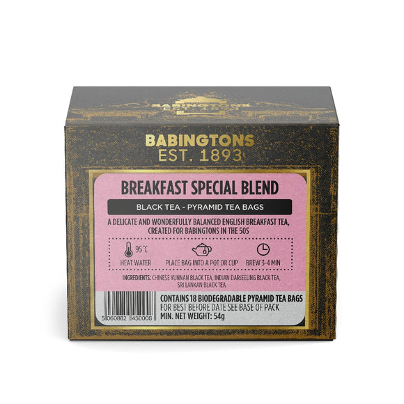 Babingtons Blends Breakfast Special Blend Tea (18 Pyramids)