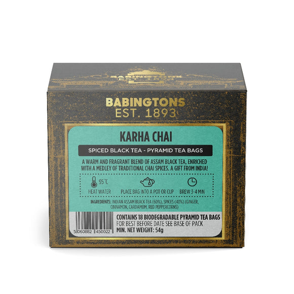 Babingtons Blends Karha Chai Tea (18 Pyramids)