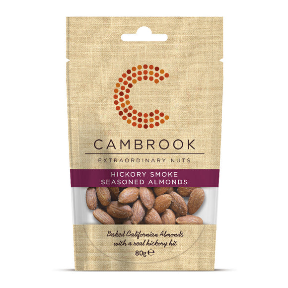 Cambrook Hickory Smoke Seasoned Almonds (80g)