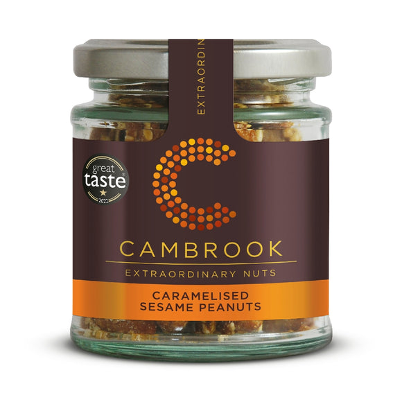 Cambrook Caramelised Sesame Peanuts Jar (80g)