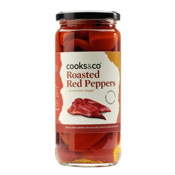 Cooks & Co Roasted Red Peppers (460g)