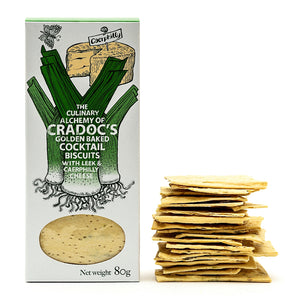 Cradoc's Vegetable Crackers with Leek & Caerphilly (80g)
