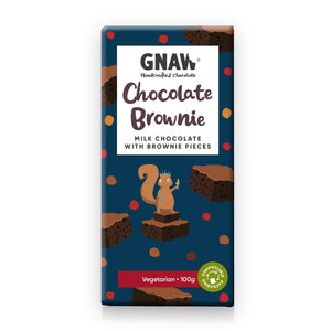 Gnaw Chocolate Brownie Milk Chocolate Bar (100g)