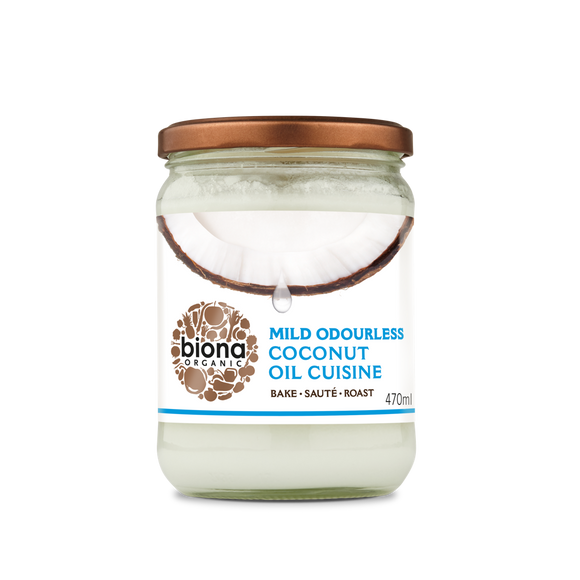 Biona Organic Mild & Odourless Coconut Oil (470ml)