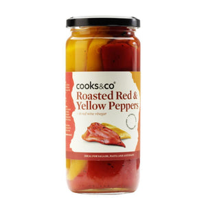 Cooks & Co Roasted Red & Yellow Peppers (460g)
