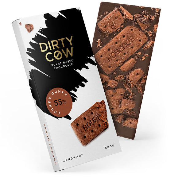Dirty Cow Chunky Dunky Plant Based Chocolate Bar (80g)