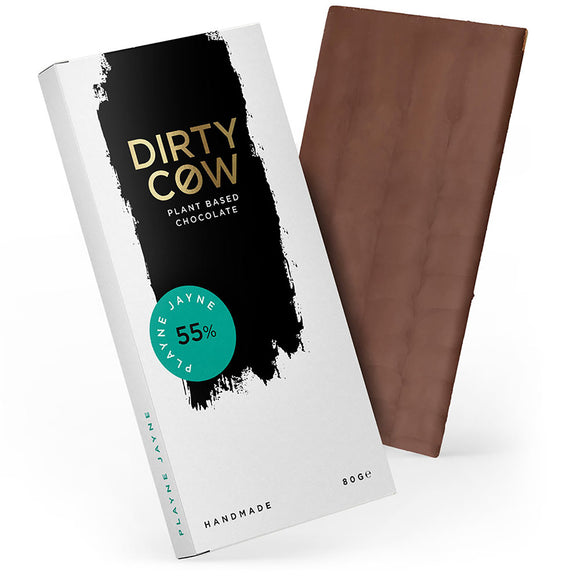 Dirty Cow Playne Jayne Plant Based Chocolate Bar (80g)