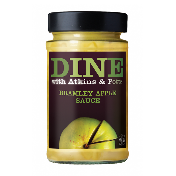 DINE with Atkins & Potts Bramley Apple Sauce (210g)