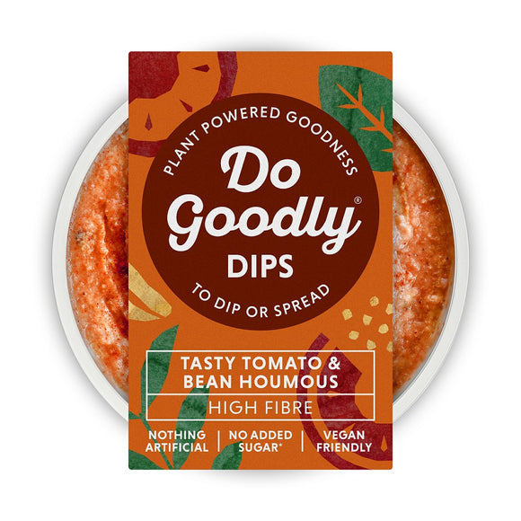Do Goodly Dips Tasty Tomato & Bean Houmous (150g)