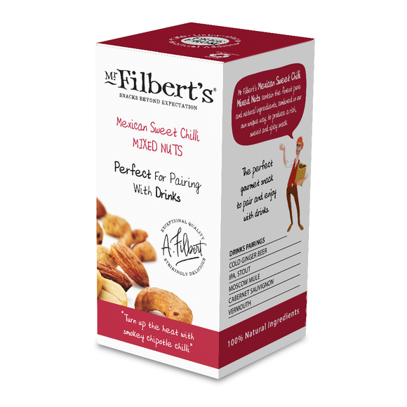 Mr Filbert's Mexican Sweet Chilli Mixed Nuts Box (35g)