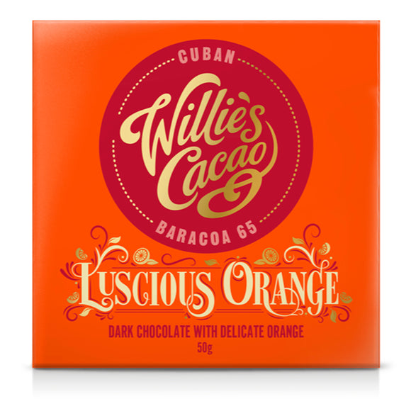Willie's Cacao Luscious Orange Cuban Chocolate (50g)