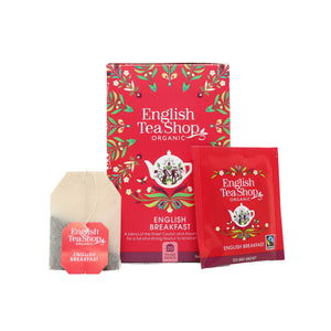 English Tea Shop Organic English Breakfast (20 Tea Bags)