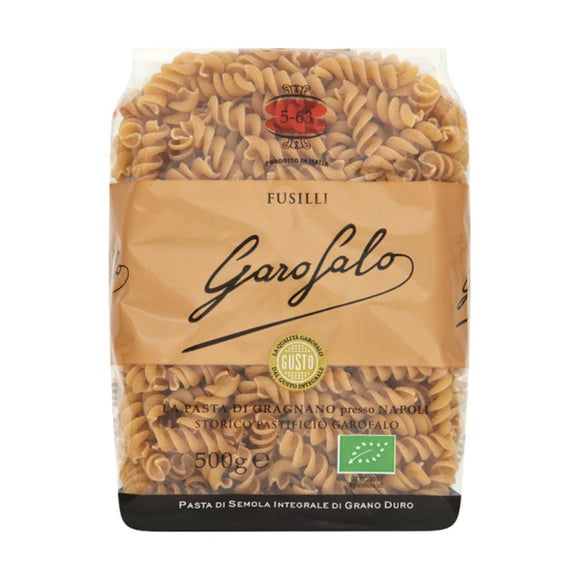 Garofalo Organic Whole Wheat Fusilli (500g)