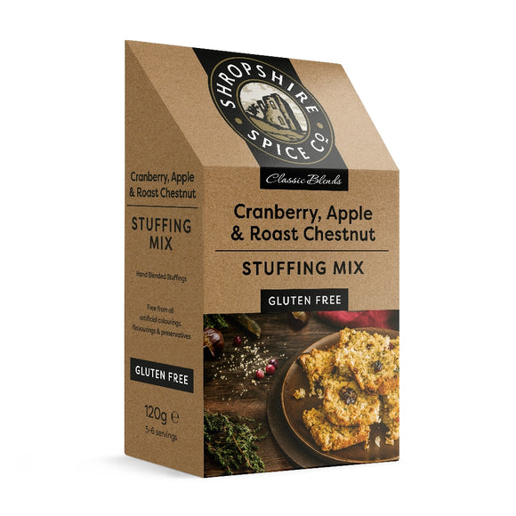 Shropshire Spice Gluten Free Cranberry Apple & Chestnut Stuffing (120g)