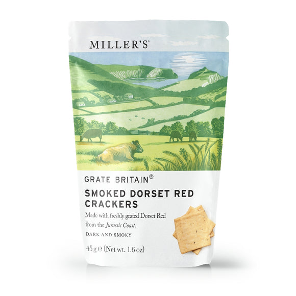 Artisan Biscuits Grate Britain Smoked Dorset Red Crackers (45g)