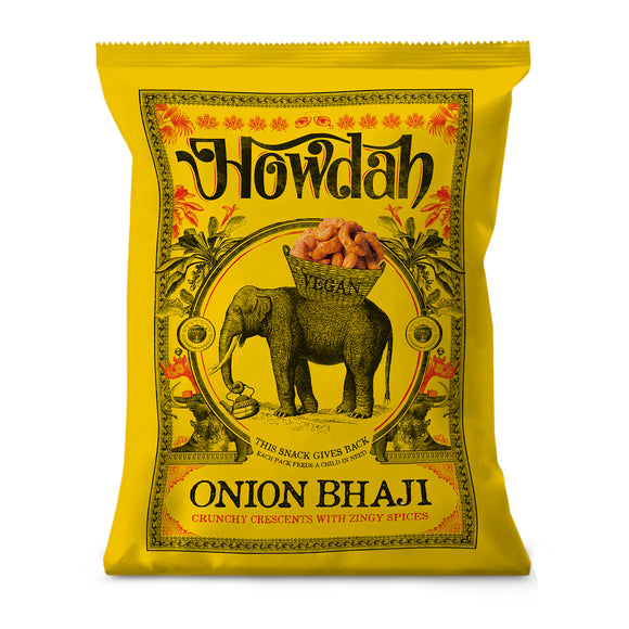 Howdah Onion Bhaji Crunchy Snacks (150g)