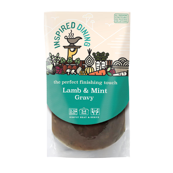 Inspired Dining Lamb Gravy with Mint & Red Wine (200g)