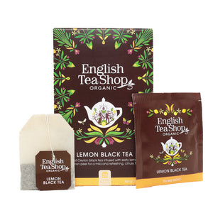 English Tea Shop Organic Lemon Black Tea (20 Tea Bags)
