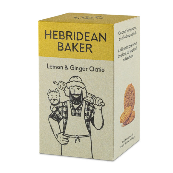 Hebridean Baker Lemon & Ginger Oaties (150g)
