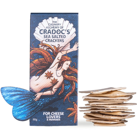 Cradoc's Sea Salted Crackers (80g)