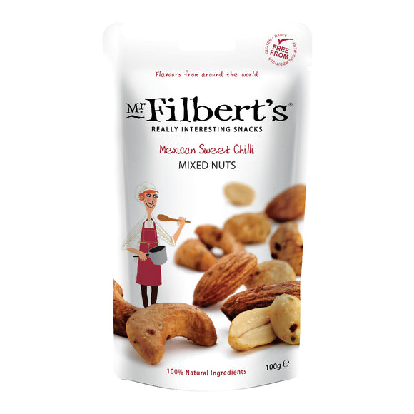 Mr Filbert's Mexican Sweet Chilli Mixed Nuts (100g)
