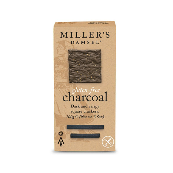 Artisan Biscuits Miller's Damsel Gluten-Free Charcoal Wafers (100g)
