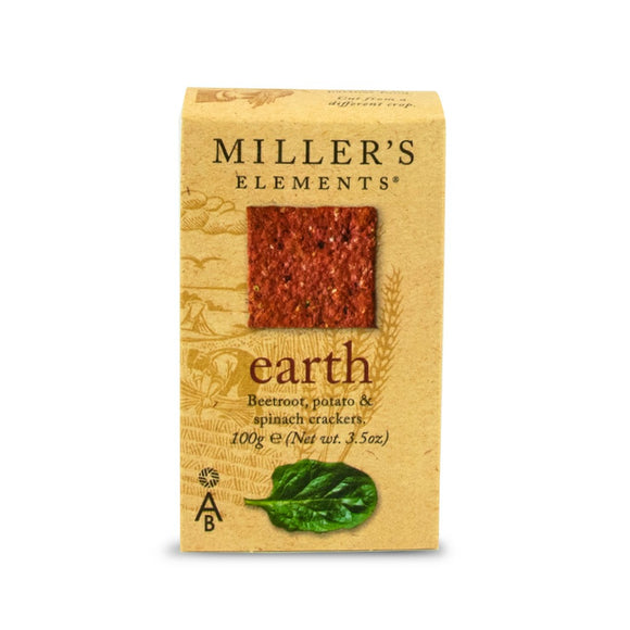 Artisan Biscuits Miller's Elements Earth Crackers (100g)
