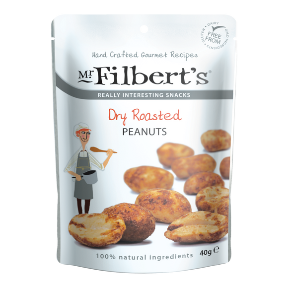 Mr Filbert's Dry Roasted Peanuts Pocket Snacks (40g)