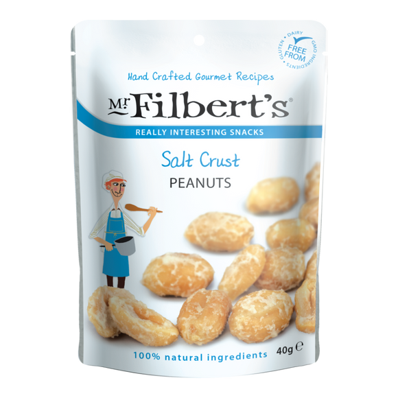 Mr Filbert's Salt Crust Peanuts Pocket Snacks (40g)