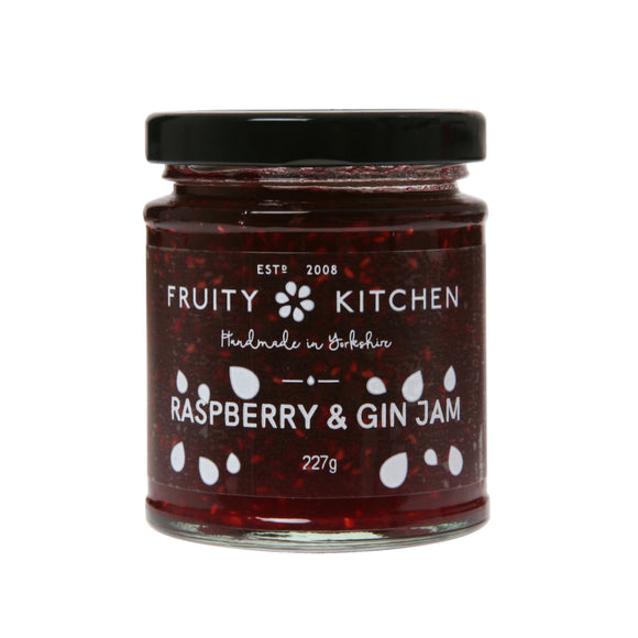Fruity Kitchen Raspberry & Gin Jam (227g)