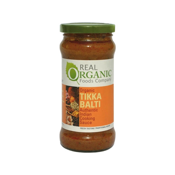 Real Organic Foods Company Tikka Balti Indian Curry Sauce (350g)