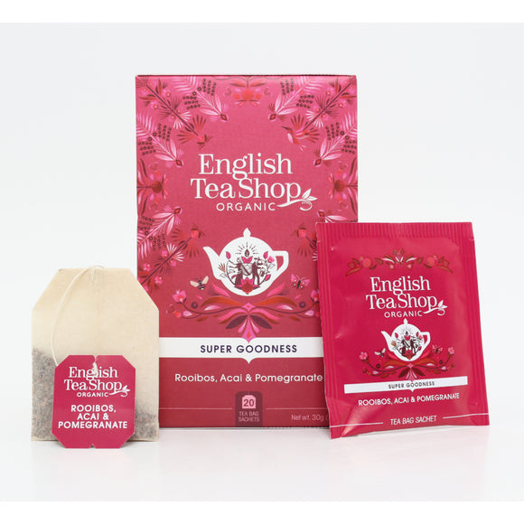 English Tea Shop Rooibos, Acai & Pomegranate (20 Tea Bags)