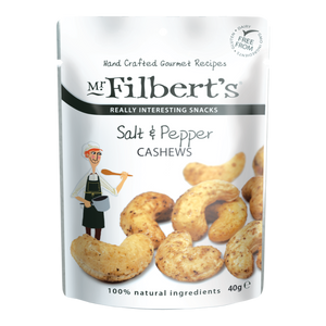 Mr Filbert's Salt & Pepper Cashews Pocket Snacks (40g)