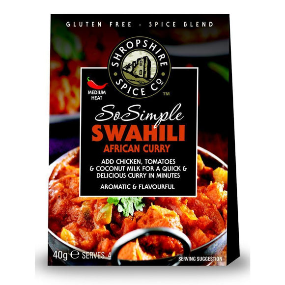 Shropshire Spice So Simple Swahili African Curry Spice Blend (40g)