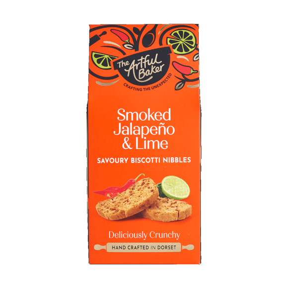 The Artful Baker Smoked Jalapeno & Lime Biscotti (100g)