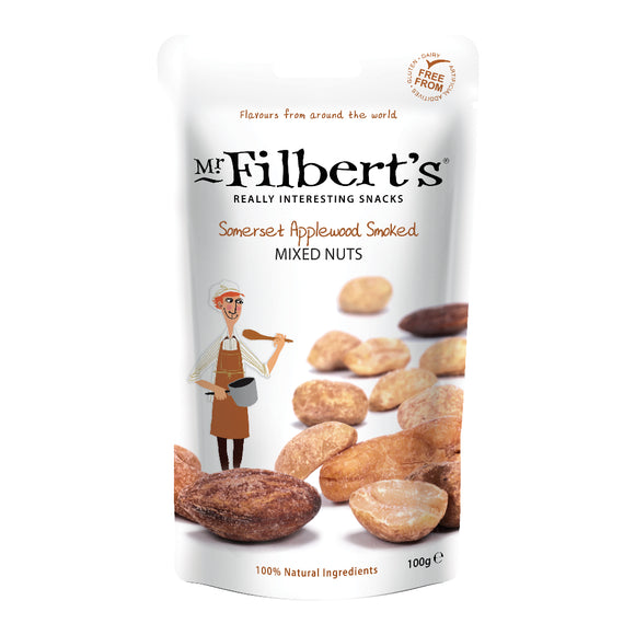 Mr Filbert's Somerset Applewood Smoked Mixed Nuts (100g)