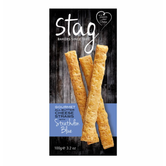Stag Cheese Straws with Strathdon Blue (100g)