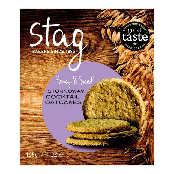 Stag Honey & Seeds Cocktail Oatcakes (125g)