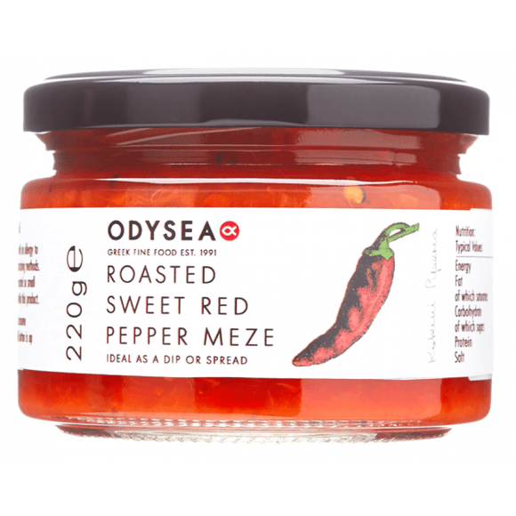 Odysea Red Pepper Meze (220g)