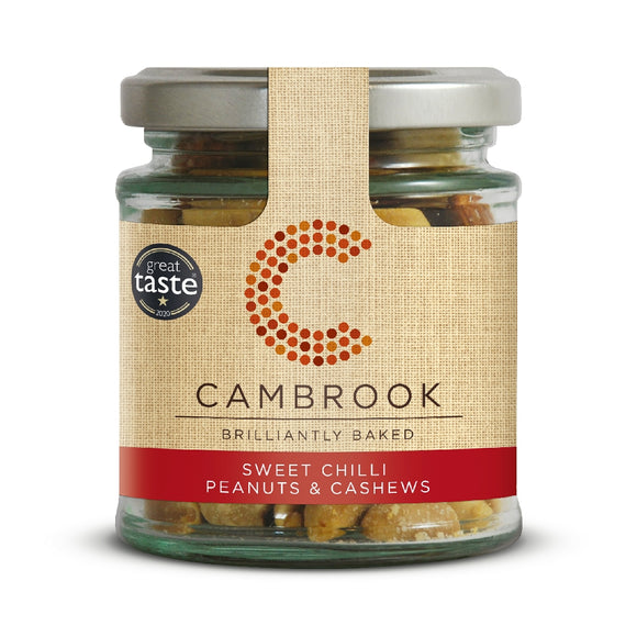 Cambrook Sweet Chilli Peanuts & Cashews Jar (90g)