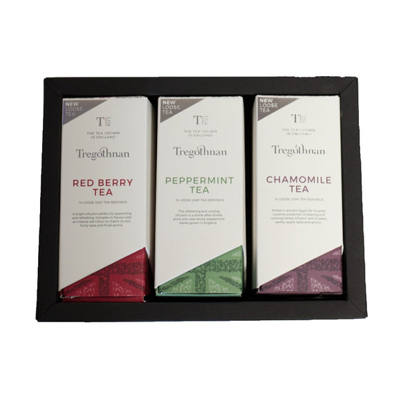 Tregothnan Loose Leaf Herbal Tea Trio Gift Box (70g)