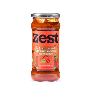 Zest Tomato & Fiery Chilli Mexican Style Sauce (340g)